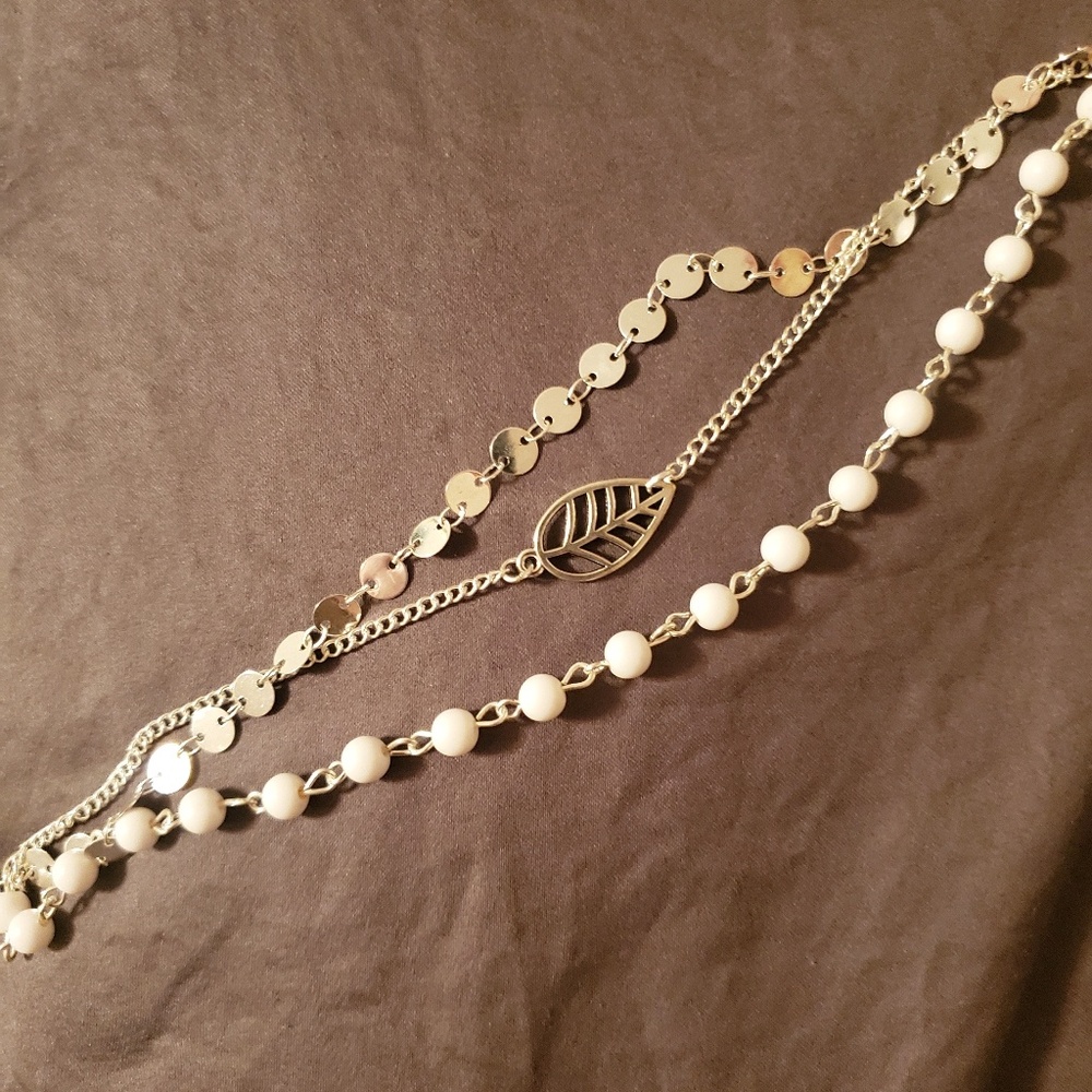 Just in time for summer... layered anklet